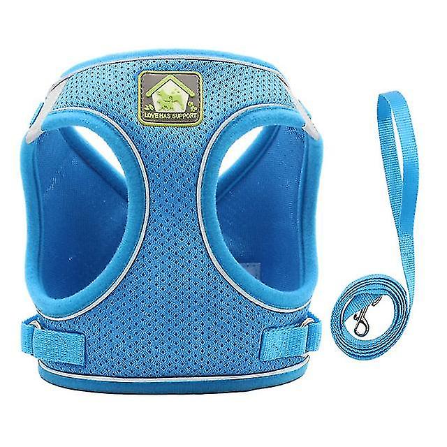 Pet Harness and Leash Adjustable Vest Harness with for Cat Dog Kitten Puppy Rabbits Size S