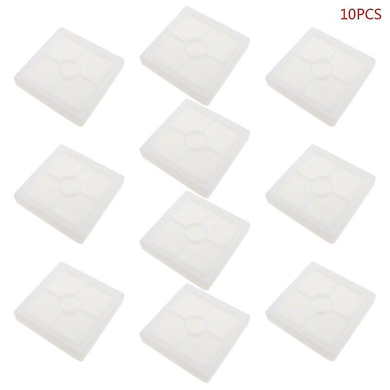 10 Pack Silicone Coaster Molds Including Square, Hexagon - Silicone Resin Mold, Clear Epoxy Molds For Casting With Resin, Concrete, Cement And Polymer