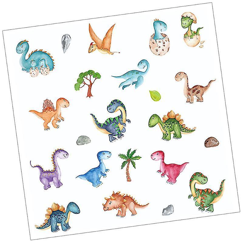 90X30cm Assorted Color Wallpaper 1 Sheet Dinosaur Pattern Wall Decal Removable Wall Sticker Decorati