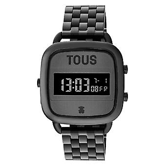Tous watches d-logo Digital Quartz Women's Watch with Stainless Steel Bracelet 200351024