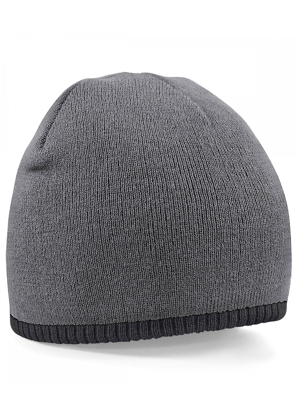 Men's Beechfield Two-Tone Pull-On Beanie B44C