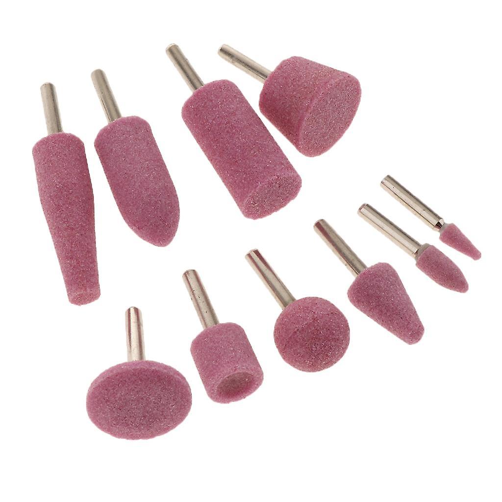 10Pcs Polishing Grinding Head,Mounted Point,Taper Points Grinding Head