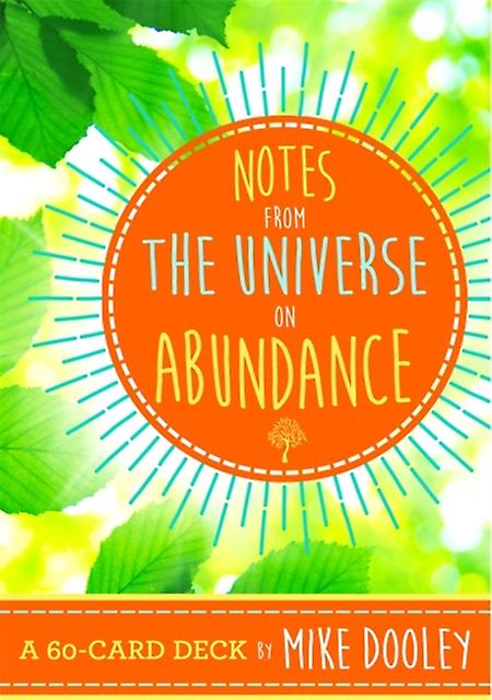 Notes From The Universe On Abundance by Mike Dooley Paperback Book