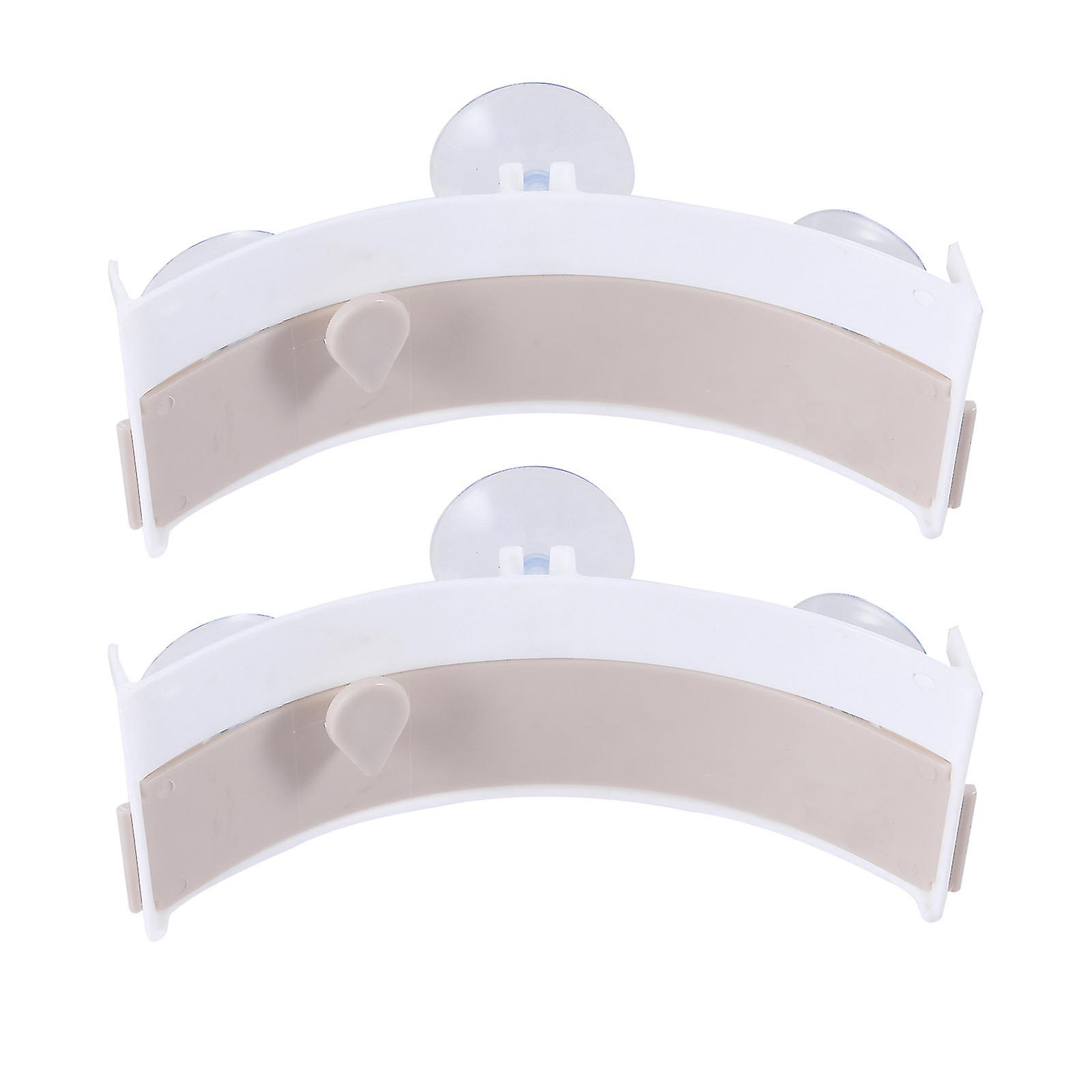 2pcs Corner Sink Garbage Bag Holder Openable Drying Bag Holder For Kitchen