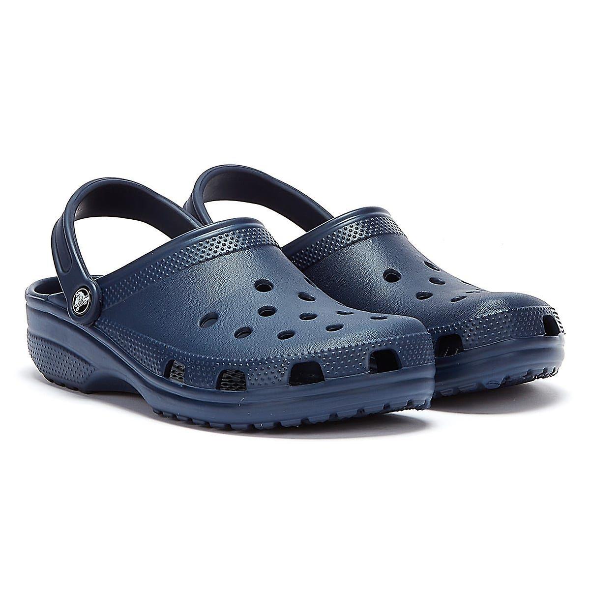 Crocs Classic Womens Navy Blue Clogs