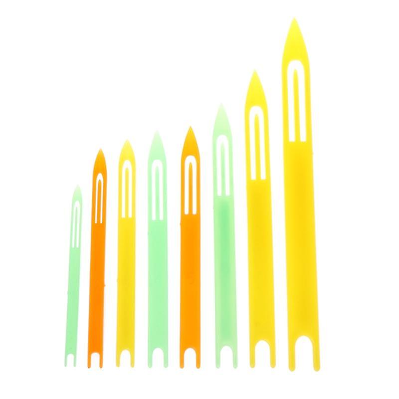 8pcs/set Fishing Netting Needle Repair Net Line Plastic Shuttles Mending Weaving