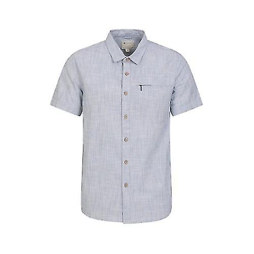 Mountain Warehouse Mens Coconut Slub Short-Sleeved Shirt