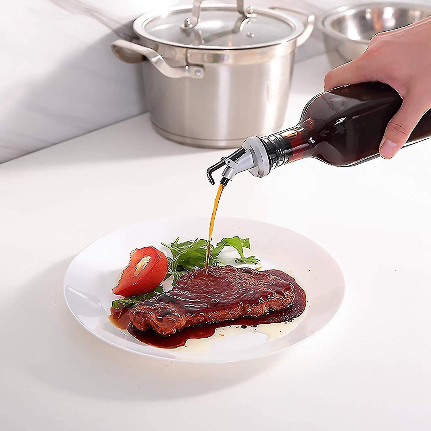 Fong Oil And Vinegar Dispenser, Olive Oil Glass Bottle For Cooking Oil Bottle Oil Bottle Dispenser (