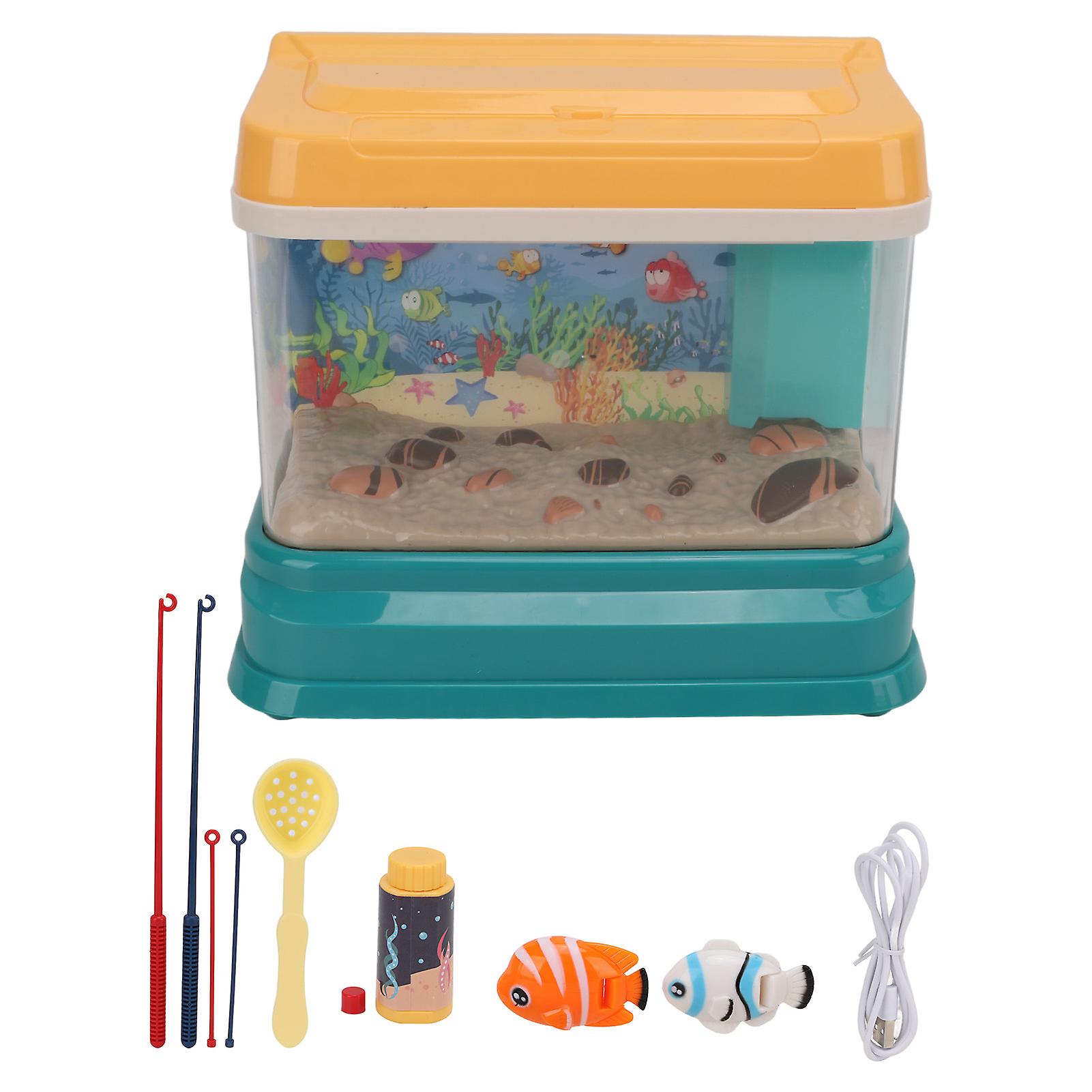 Jeu de pêche électrique, jouet pour pratiquer la patience, chargement USB, musique cool, lumière, simulation d'aquarium