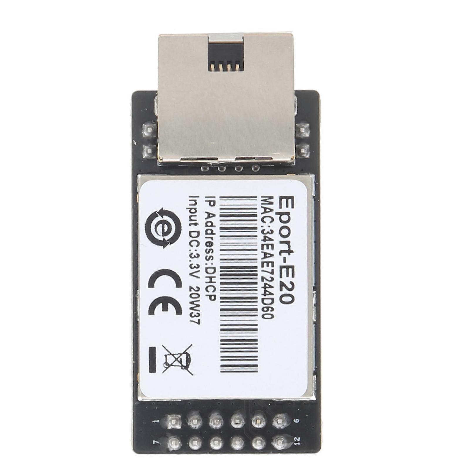 Serial to Ethernet Module Plastic RJ45 to TTL Networking Device HF-E20 for FreeRTOS