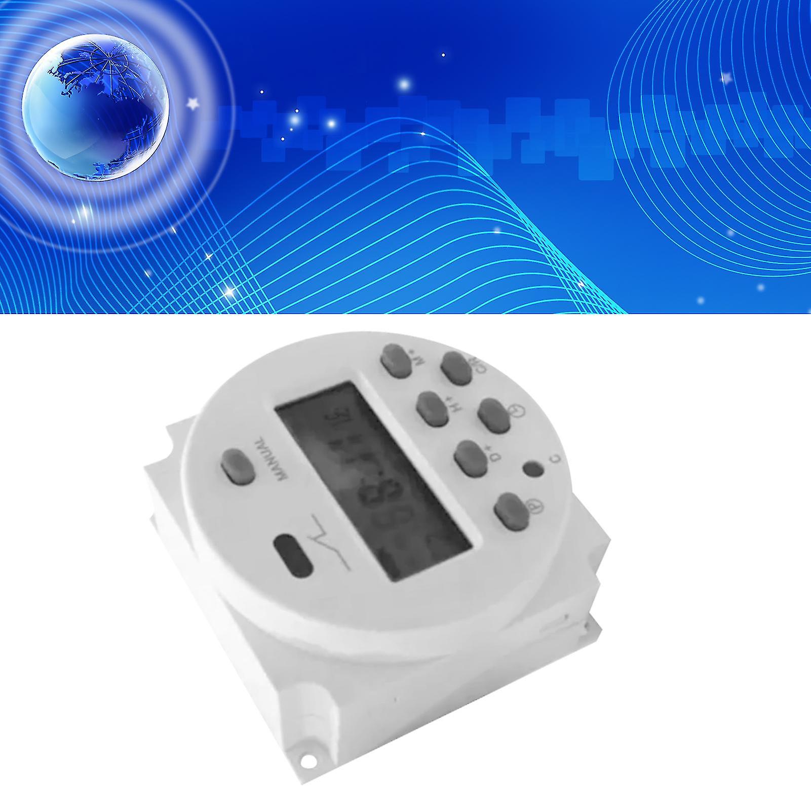 Digital Timer Microcomputer Time Control Switch LCD Display CN101A DC12V 4 Cables 