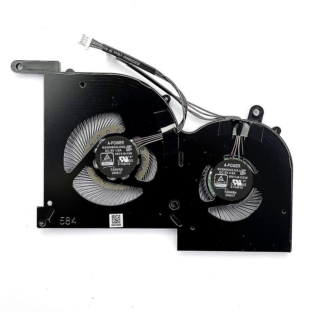 Dla MSI Gs66 Ws66 Stealth 10SD 10se Notebook Cpu Wentylatory chłodzące Dc 5V / 1.0A