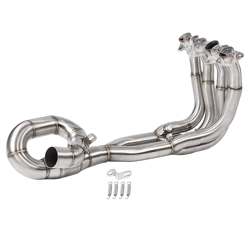 Motorcycle Exhaust Pipefor Yamaha Vent Front Pipe Link Connect for Yamaha YZF-R6 2006-2018