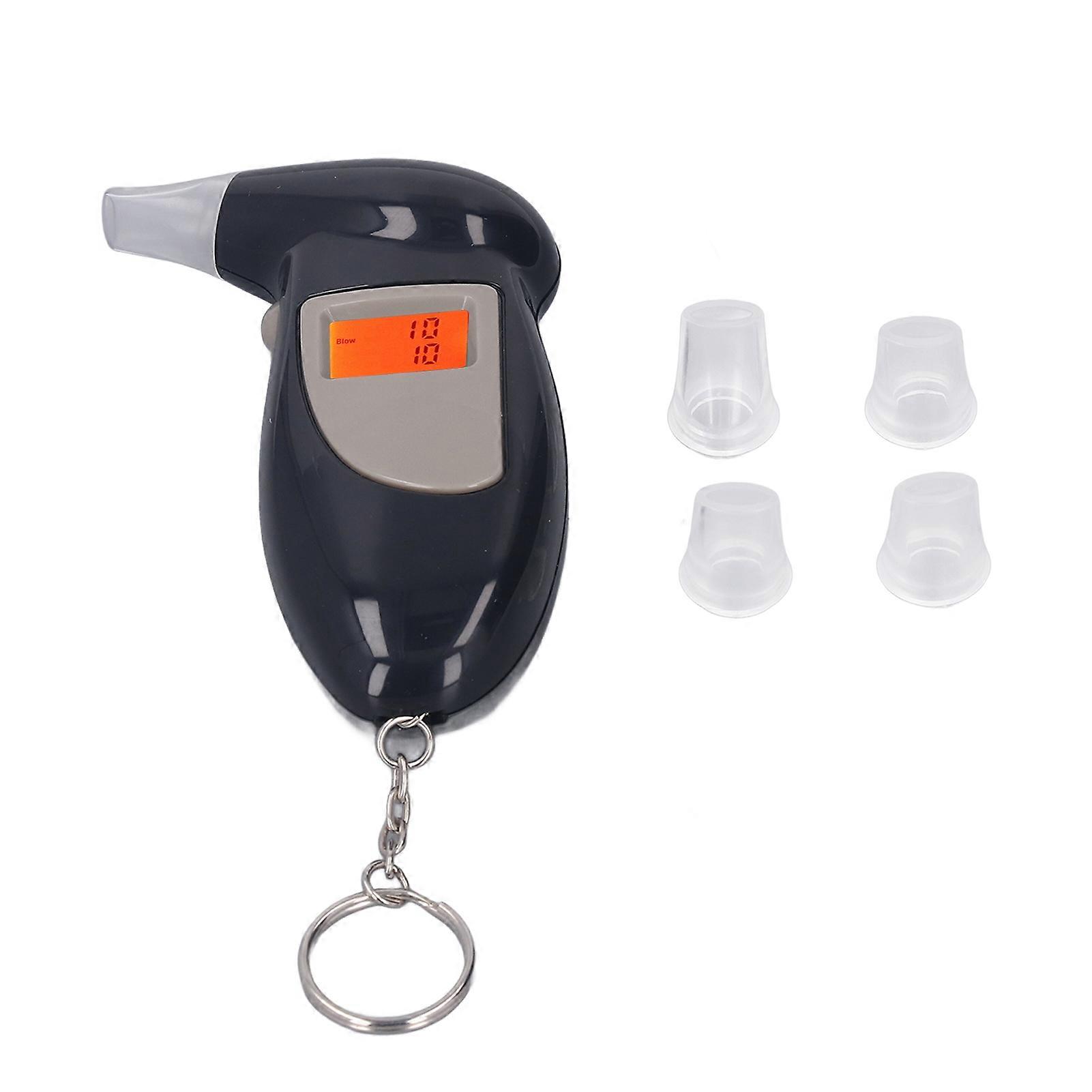 Alcohol Tester Professional LED Digital Keychain Breath Alcohol Detector ble Alert Analyzer