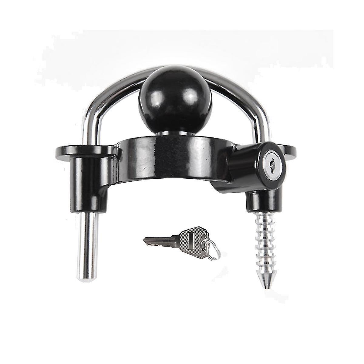 Black Trailer Coupling Locks Ball Locks Car Locks Trailer Accessories Trailer Locks Planter Locks T