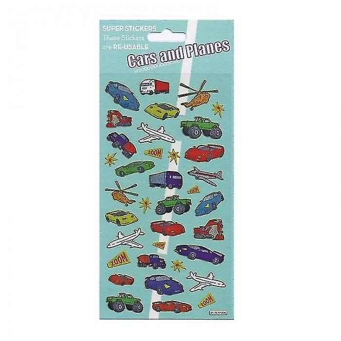 Paper Projects Reusable Cars & Planes Stickers