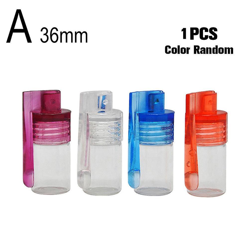 Portable Glass Snuff bottles Waterproof Pill Case; Sealed Pill Container