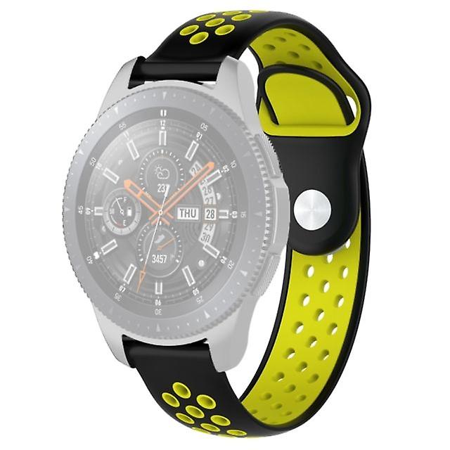 Connected Double colour watch band for Galaxy 46mm yellow