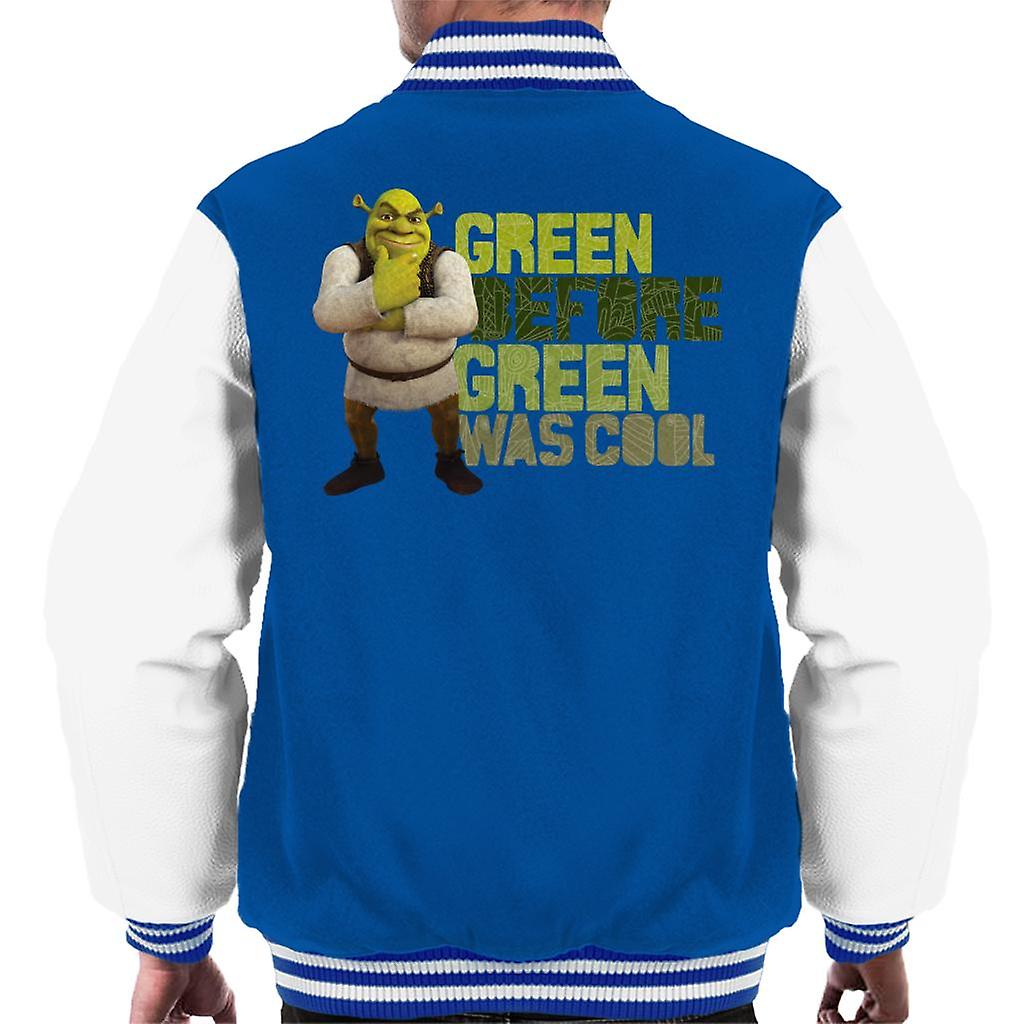 Shrek Green Before Green Was Cool Men's Varsity Jacket