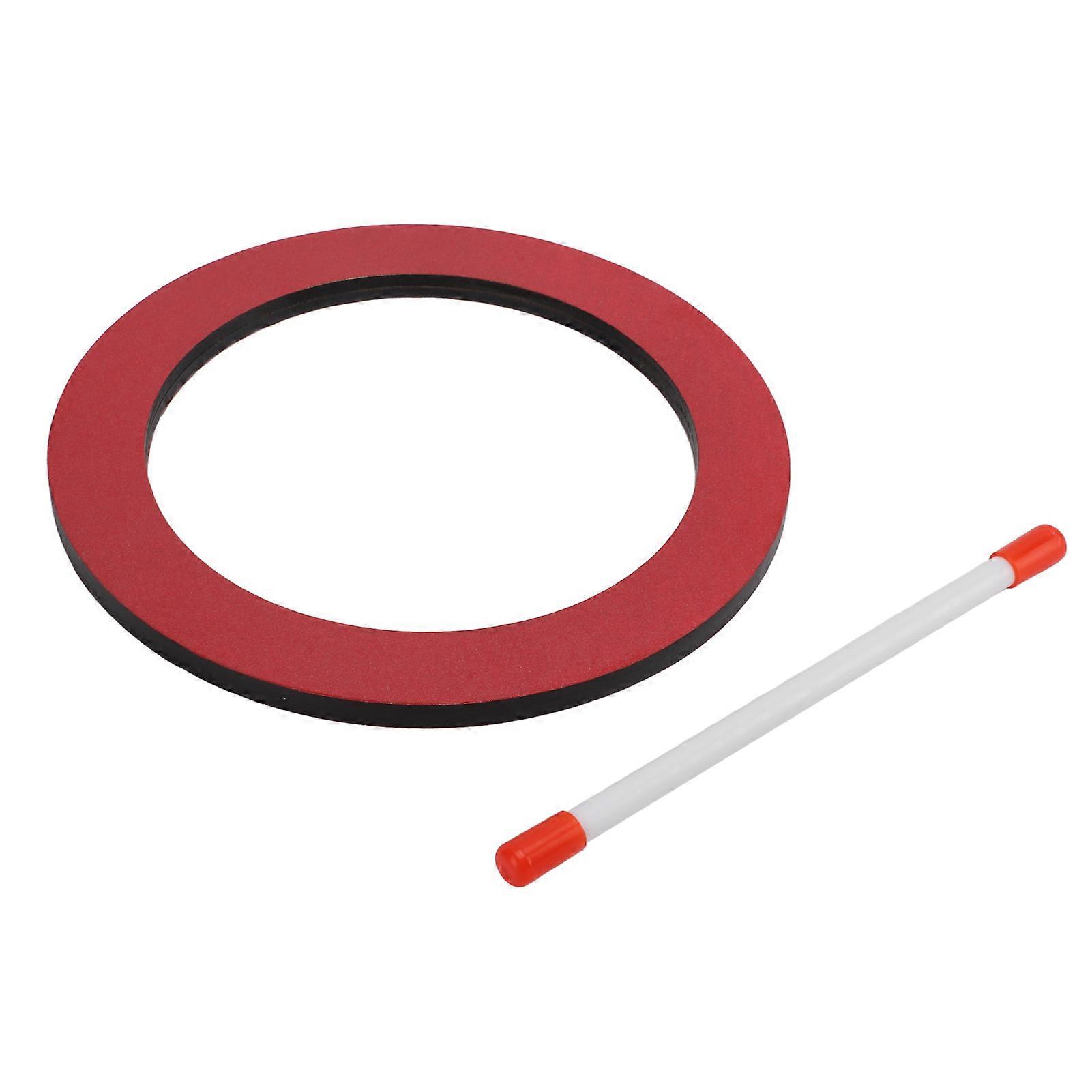 Red Hand Drum 8" Round Percussion Instrument for Kids