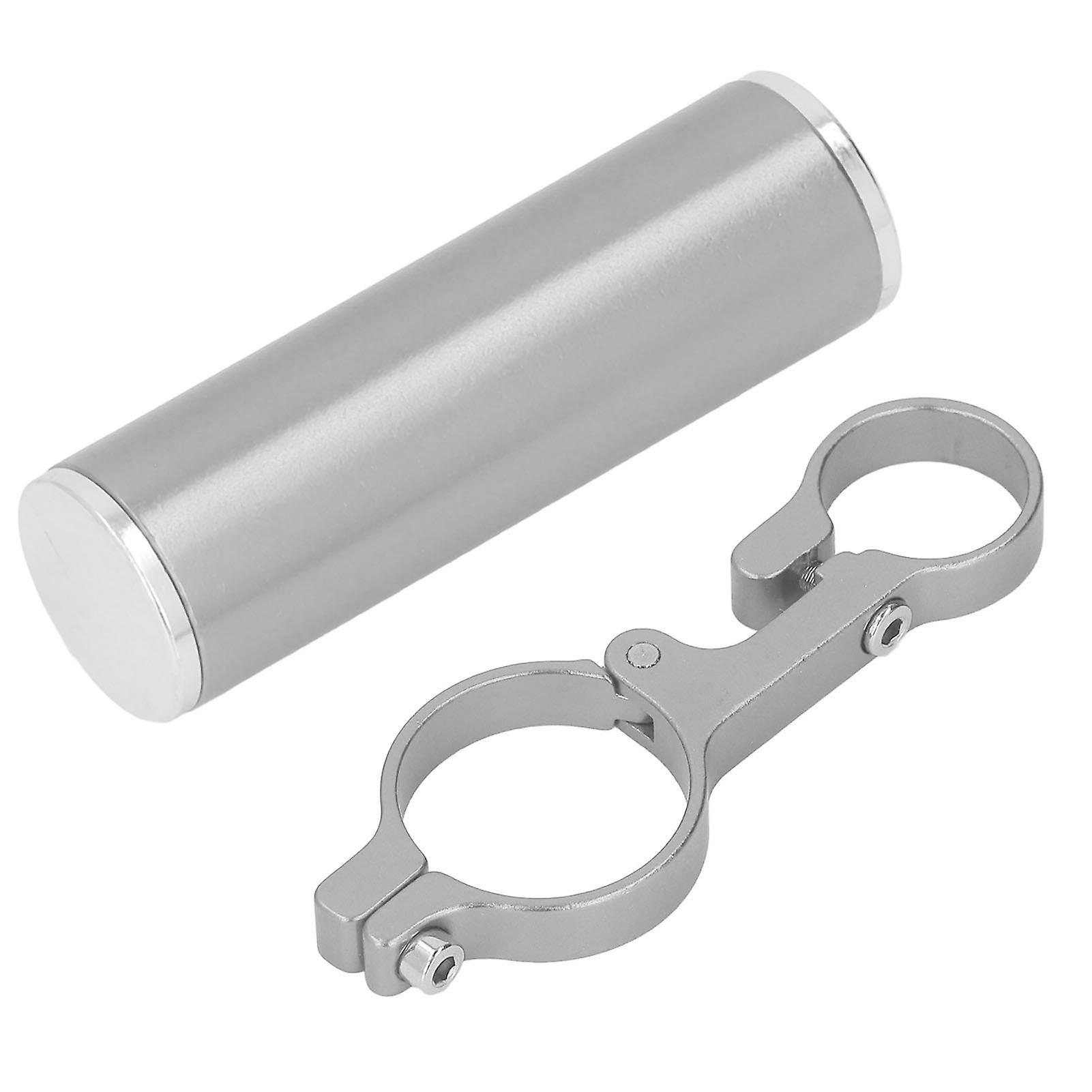 Bike Handlebar Extender Aluminum Alloy Multi Functional Bicycle Extension Frame for Light Phone Holder Titanium Color