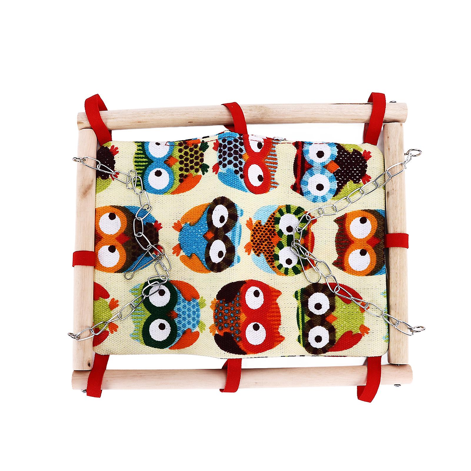 Bird Game Bed Hook Design Save Space Foldable Portable Soft Comfortable Hangable Parakeet Hammock for Home Travelling