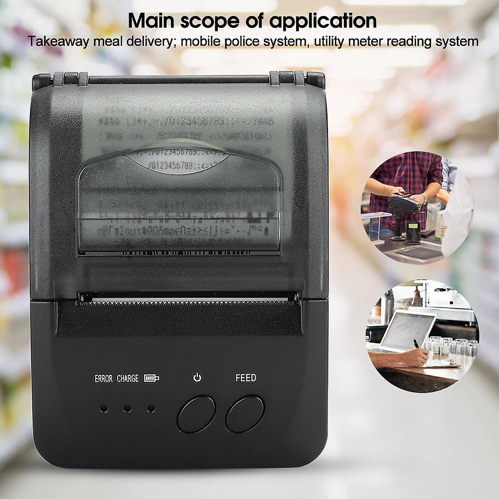 POS-5809 Wireless Thermal Printer 384dot Line 57.5mm Paper Width
