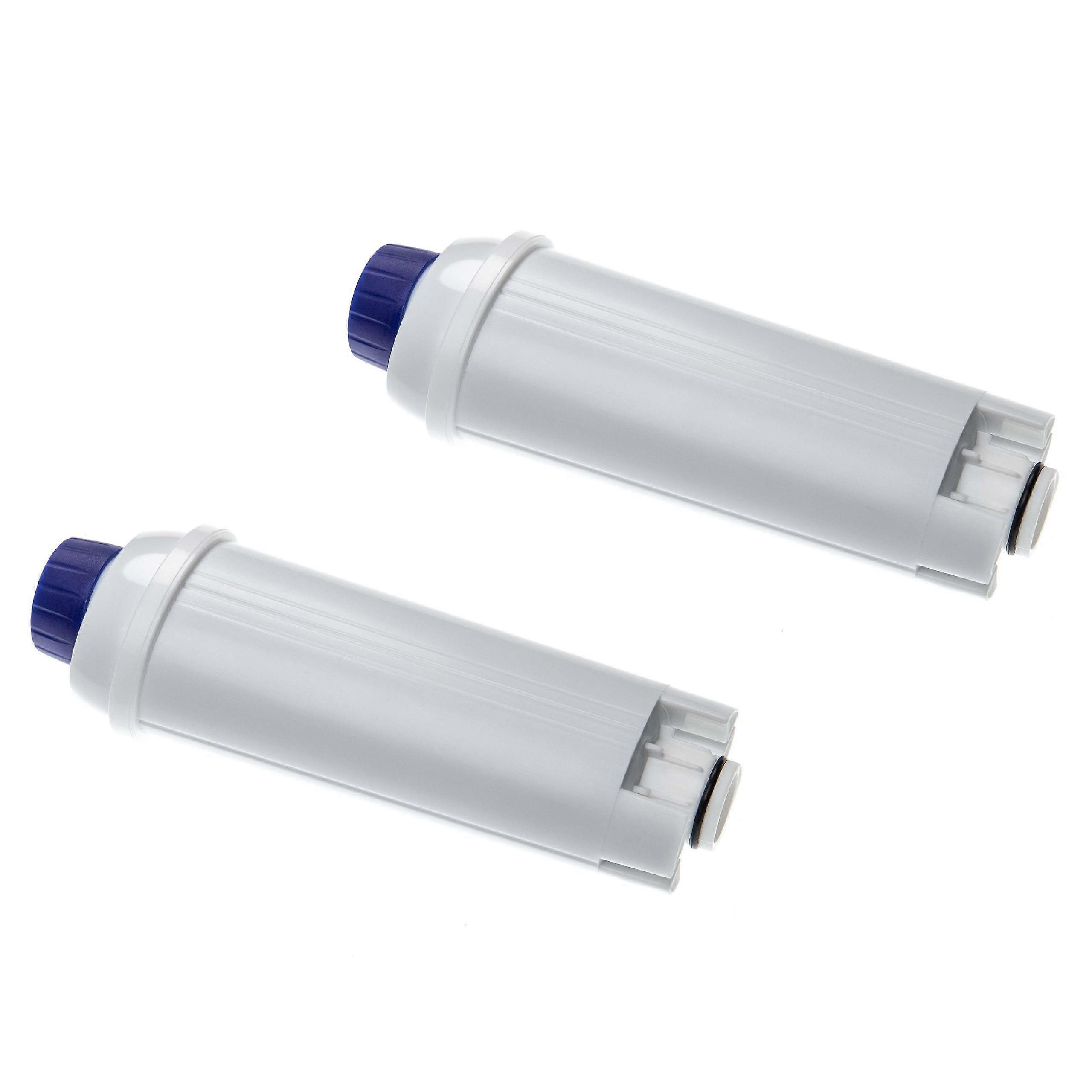 vhbw 2x Filtro Acqua Filtro compatibile con DeLonghi ECAM 21.210.W, ECAM 21.210.B, ECAM 21.117.B Macchina da Caffè Completamente Automatica, Macchina Espresso Bianco