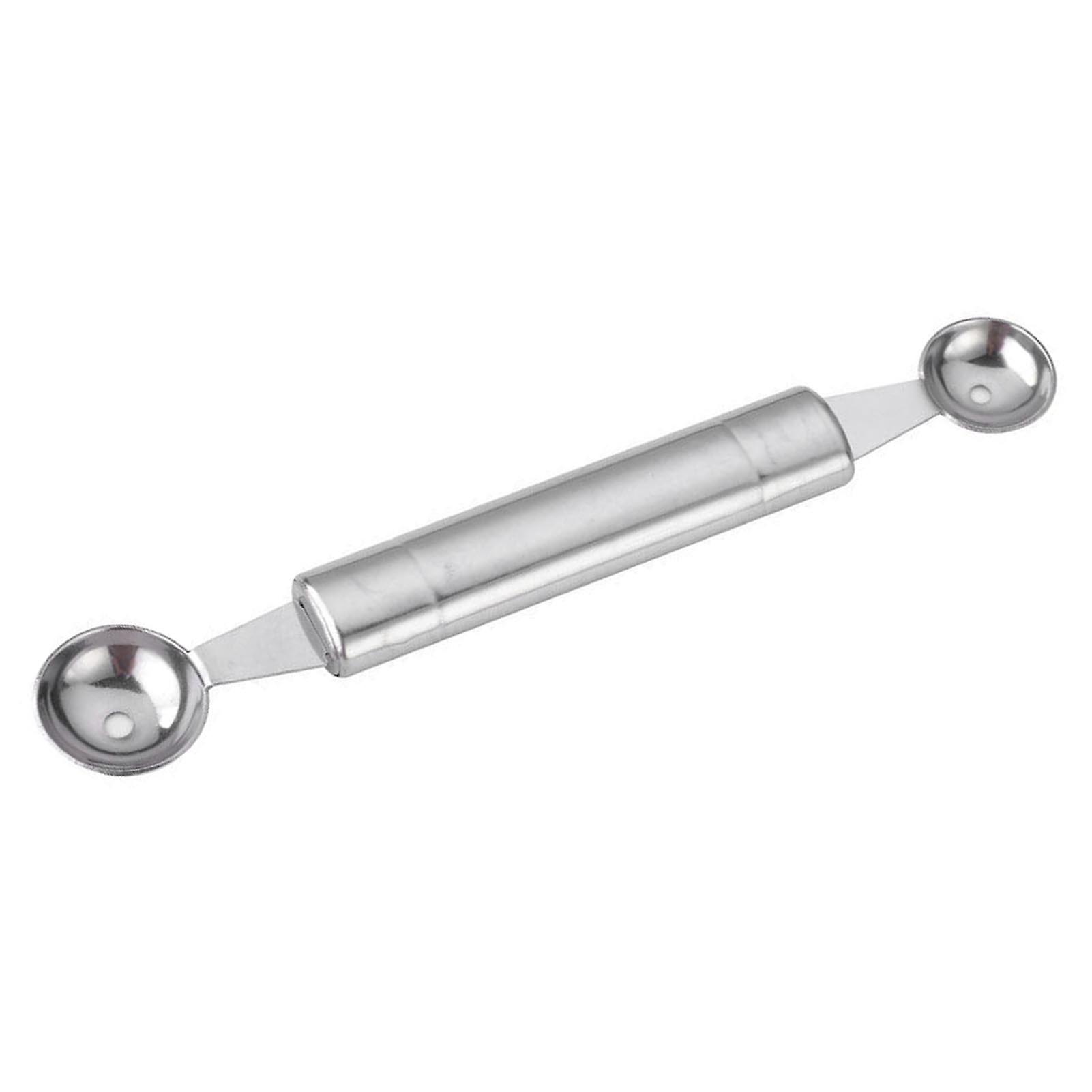 Melon Baller Double Sided Stainless Steel Comfortable Handle Easy to Clean Ice Cream Scoop for Party Home Fruits Cake