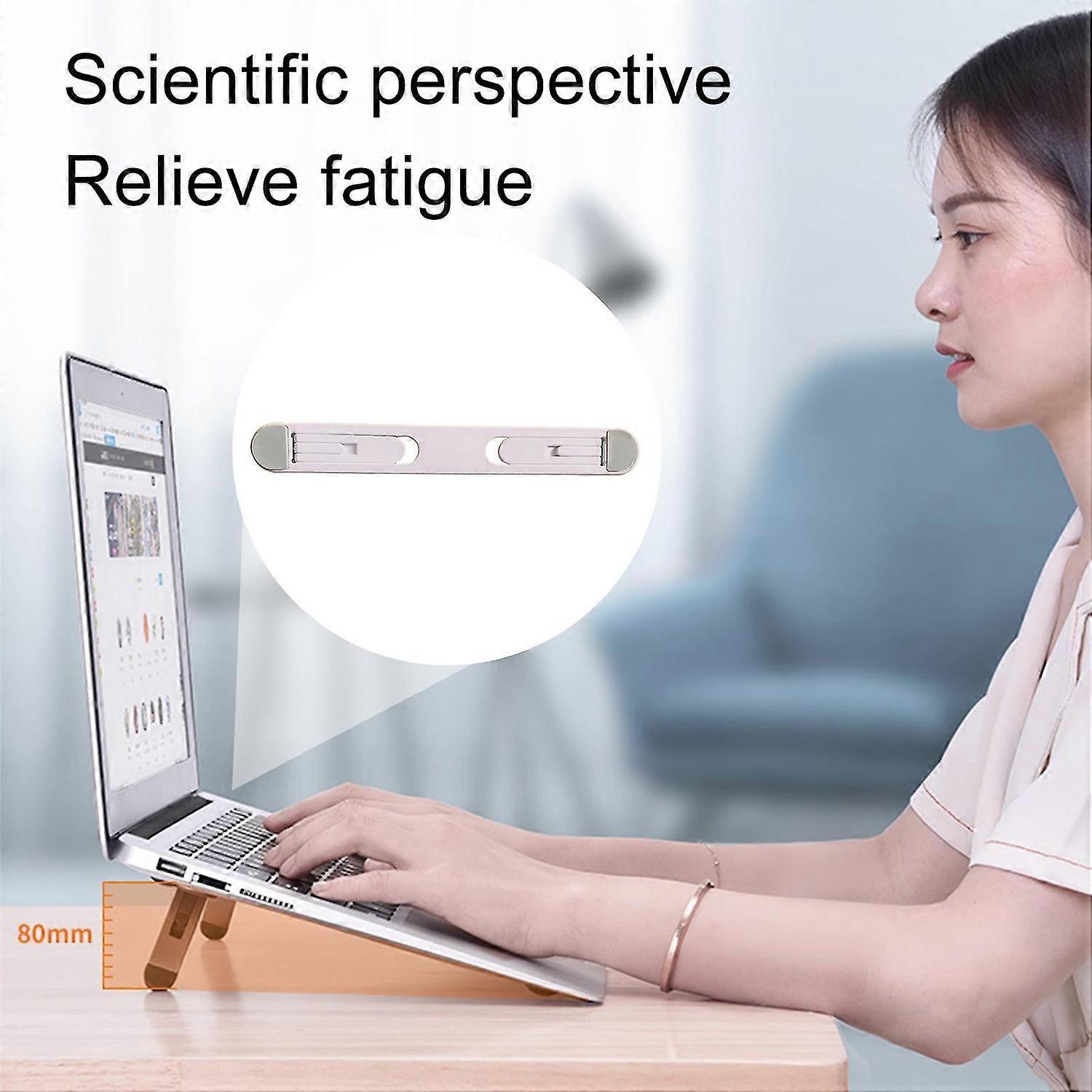 Mini Portable Adjustable Foldable Notebook Heightening Bracket Laptop Cooling Stand