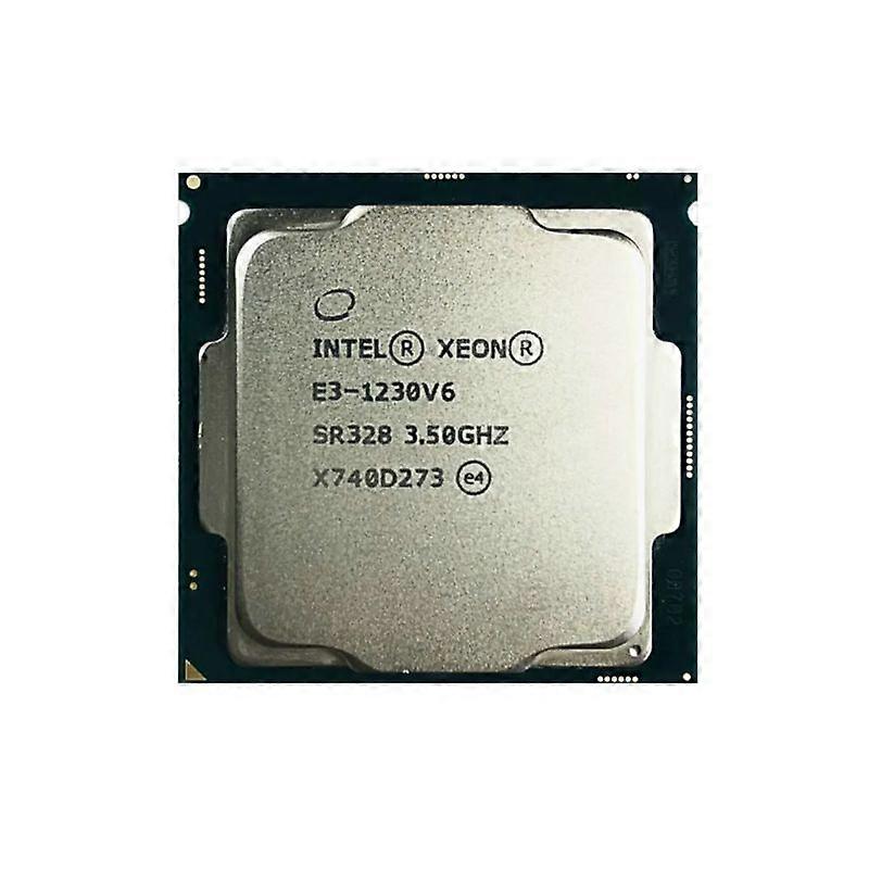 Xeon E3-1230V6 CPU - Socket LGA 1151 4 Cores 8 Threads 3.5GHz 8MB L3 Cache 72W.