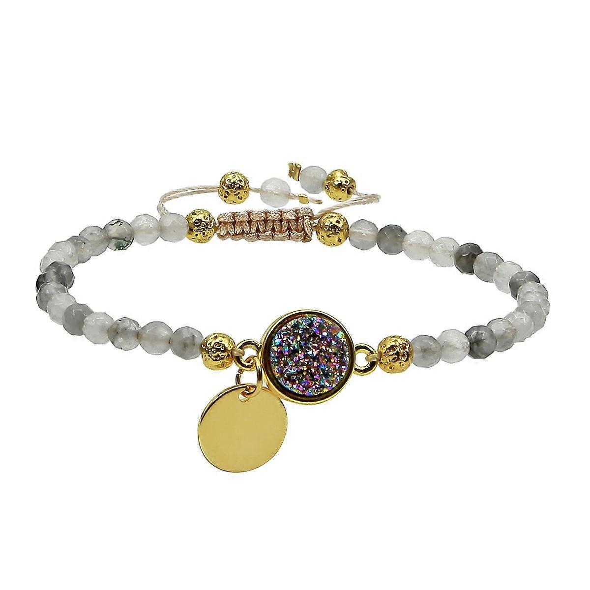 Bracelet-CloudCrystalGlow-ElegantChic-AdjustableCharm
