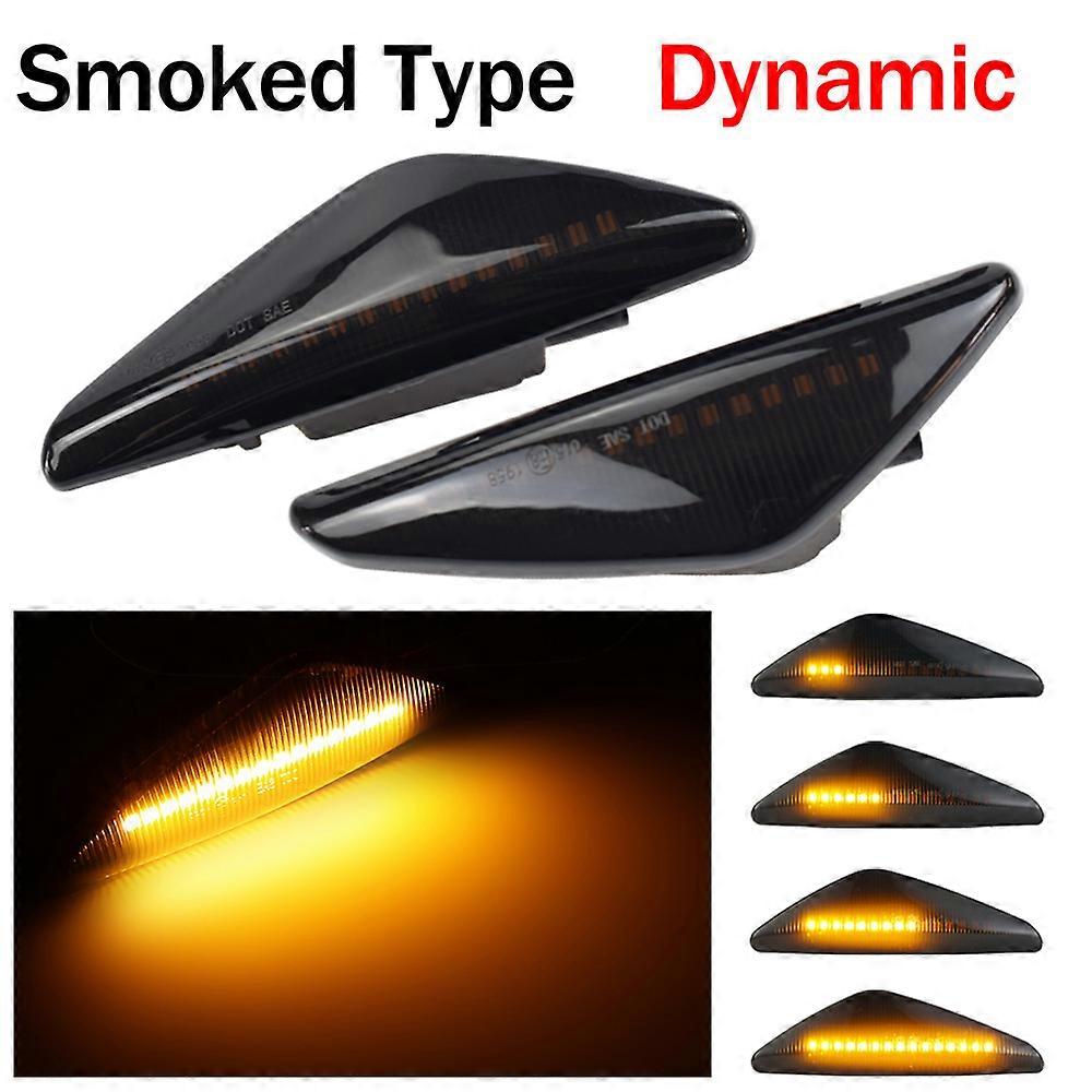 LED Dynamic Side Marker Turn Signal Blinker Flowing Water Blinker Flashing car light For BMW X3 F25 X5 E70 X6 E71 E72 2007-2014