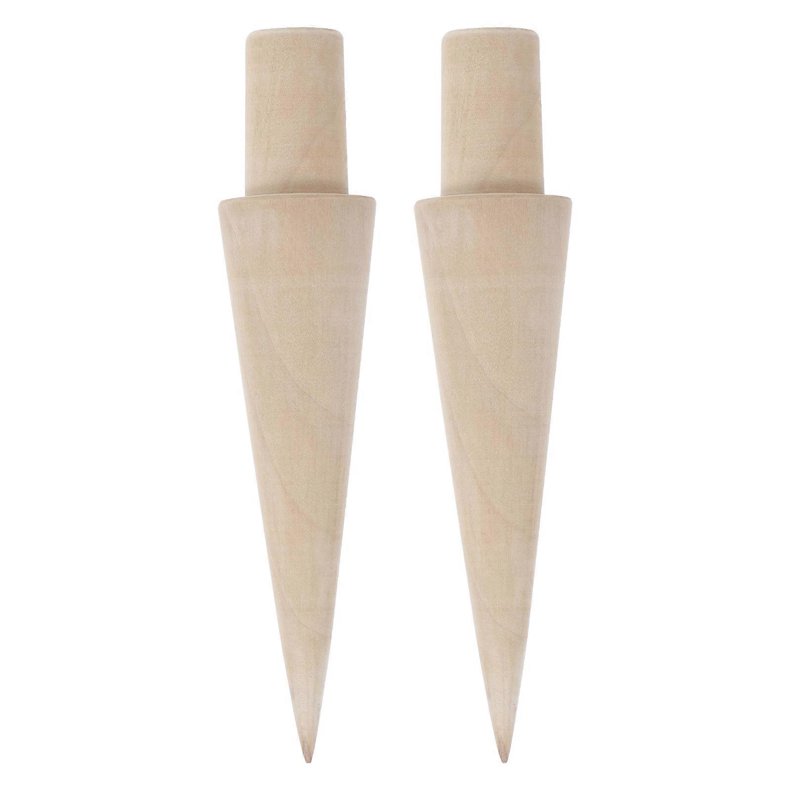 2pcs Ice-cream Cone Molds DIY Baking Tools Roller Craft Cake Molds Kitchen Tools