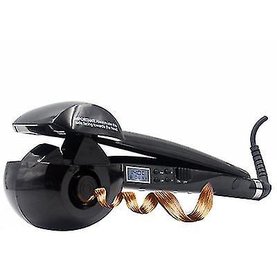 Eu Plug Black Electric Automatic Curling Irons, Lcd Ceramic Hairdressing Tools, Hair Curler Az11615