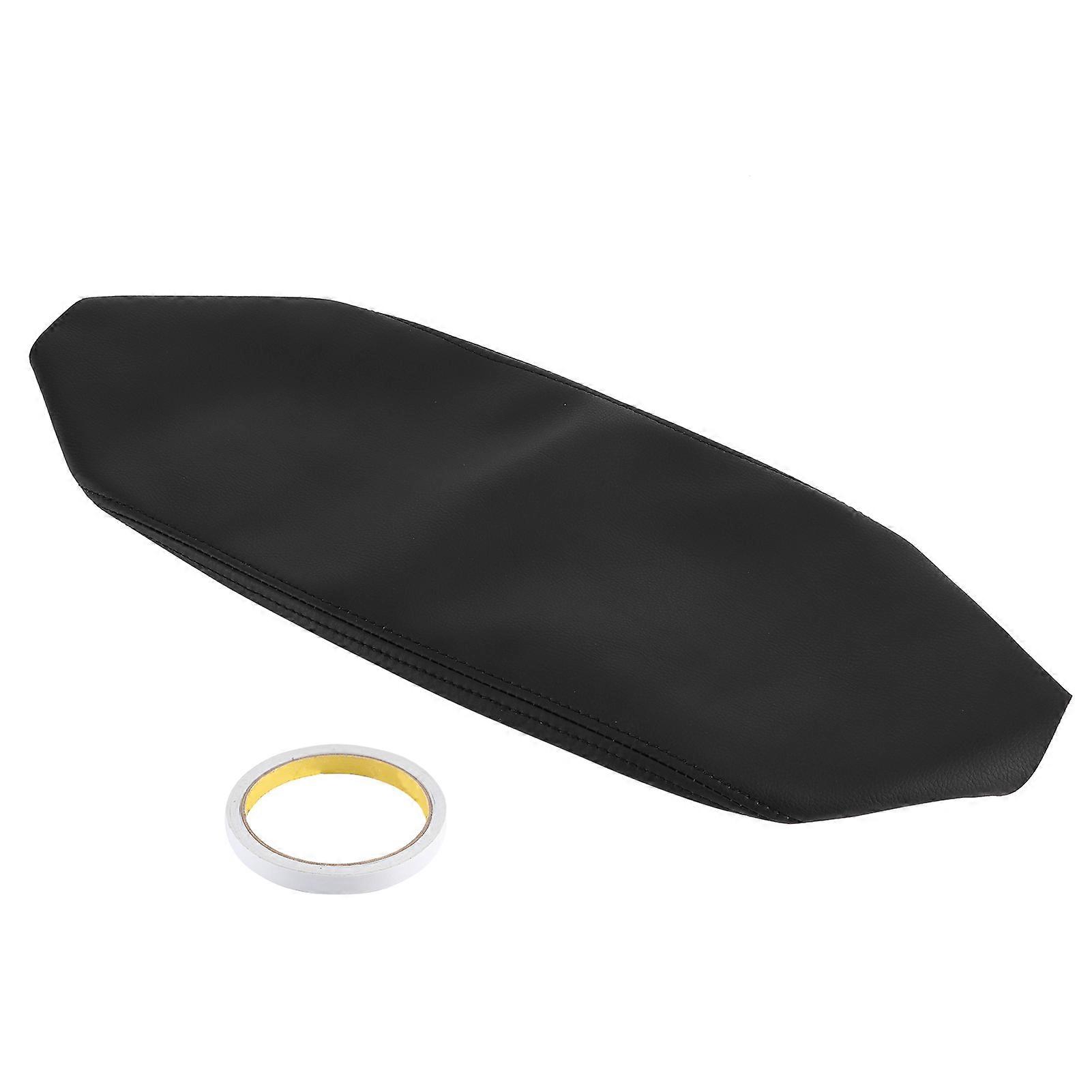 Auto Center Console Lid Cover PU Leather Soft Armrest Protector Fit for Camry 2007-2011Black