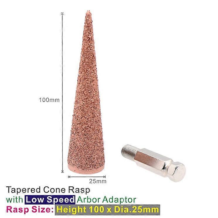 50mm 100mm Tapered Cone Rasp 3 Sizes 2 4 Rasp With Arbor Adaptorgrind Rasp Tungsten Carbide Rasp Fine Grit 1pc