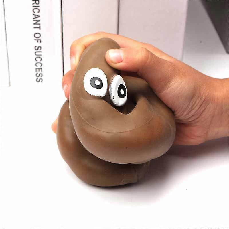 4pcs Whole Person Simulation Prank Decompression Poop Toy Vent Squeeze Toy