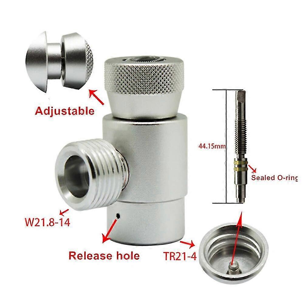 Soda Cylinder Connector Co2 Refill Adapter Long Model Stream Cylinder Refill Adapter Connector For Soda Maker