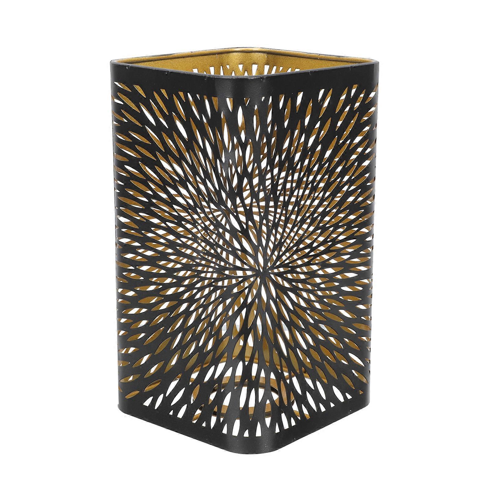 אהיל מברזל כיסוי מנורה חלול מגולף מנורת שולחן אהיל מנורת לילה