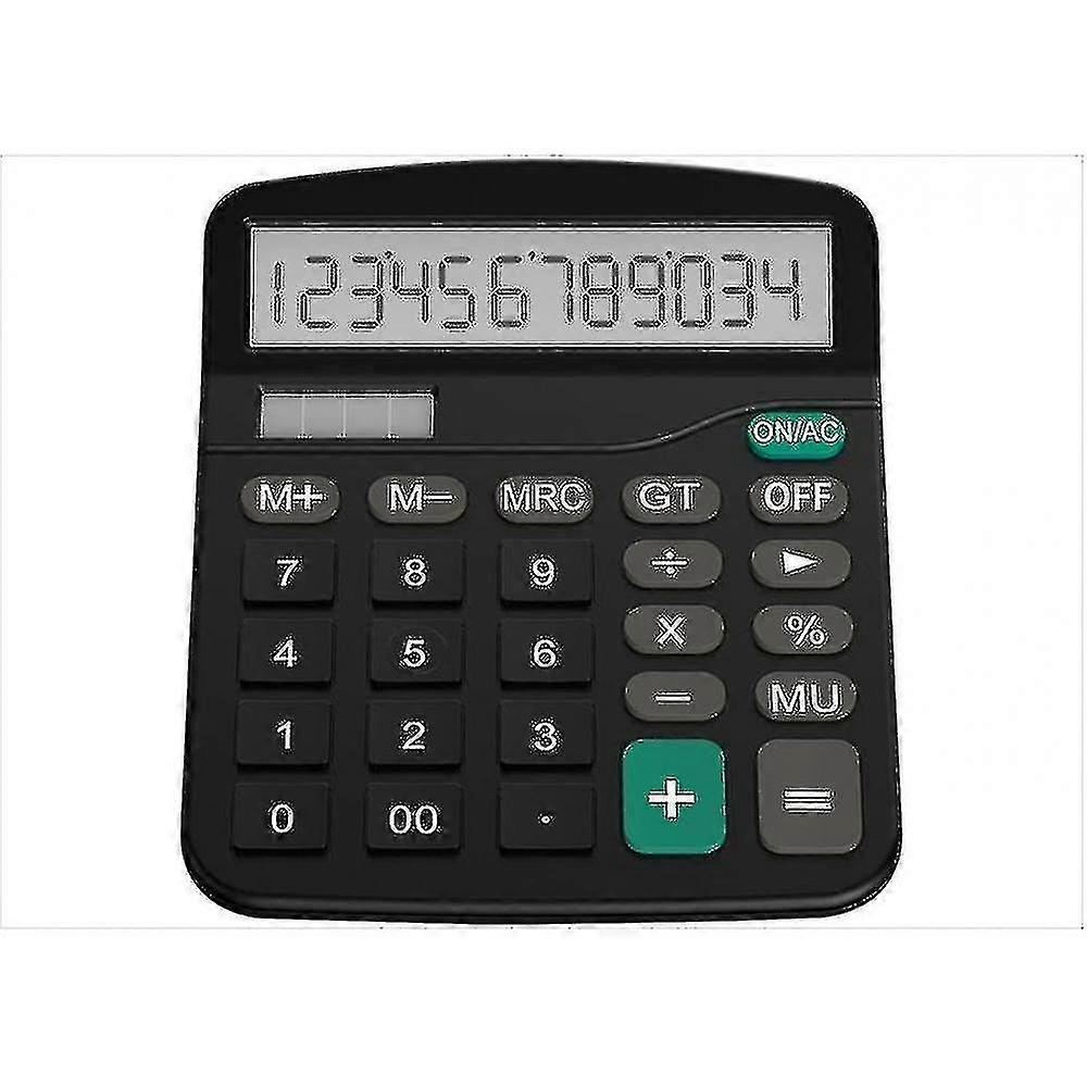 Calculator, Standard Function Desktop Calculator, Black School Office Calculator Calculator