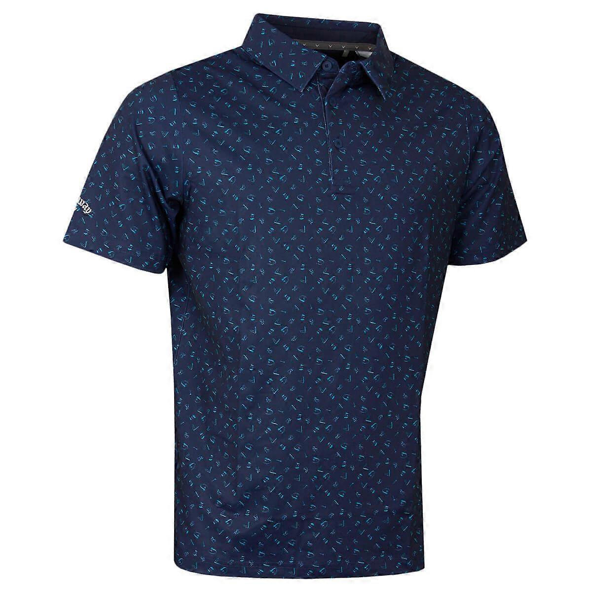 Callaway Golf Heren All Over Drive SwingTech Stretch Golf Poloshirt