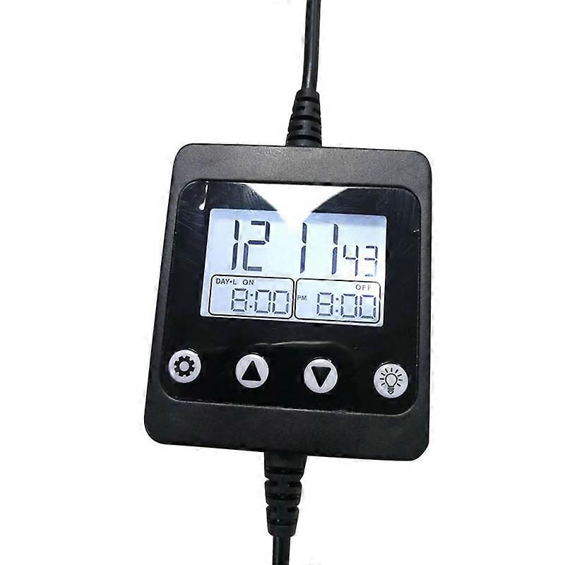 New Aquarium LED Light Controller Dimmer Modulator with LCD Display for Fish Tank Intelligent Timing Dimming System