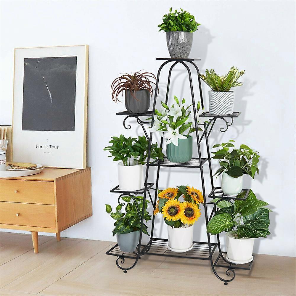 Set Di 3 Espositori In Ferro Nero A Gancio – Supporto Per Terrari E Decorazioni Natalizie, Base Rotonda Stabile