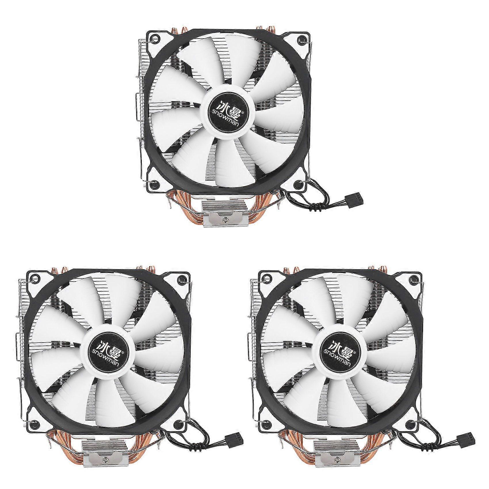 Kardan Adam 3x Cpu 5 Doğrudan Temaslı Isı Boruları Donma Kulesi Soğutma Sistemi Pwm Fanlı Cpu Soğutma Fanı