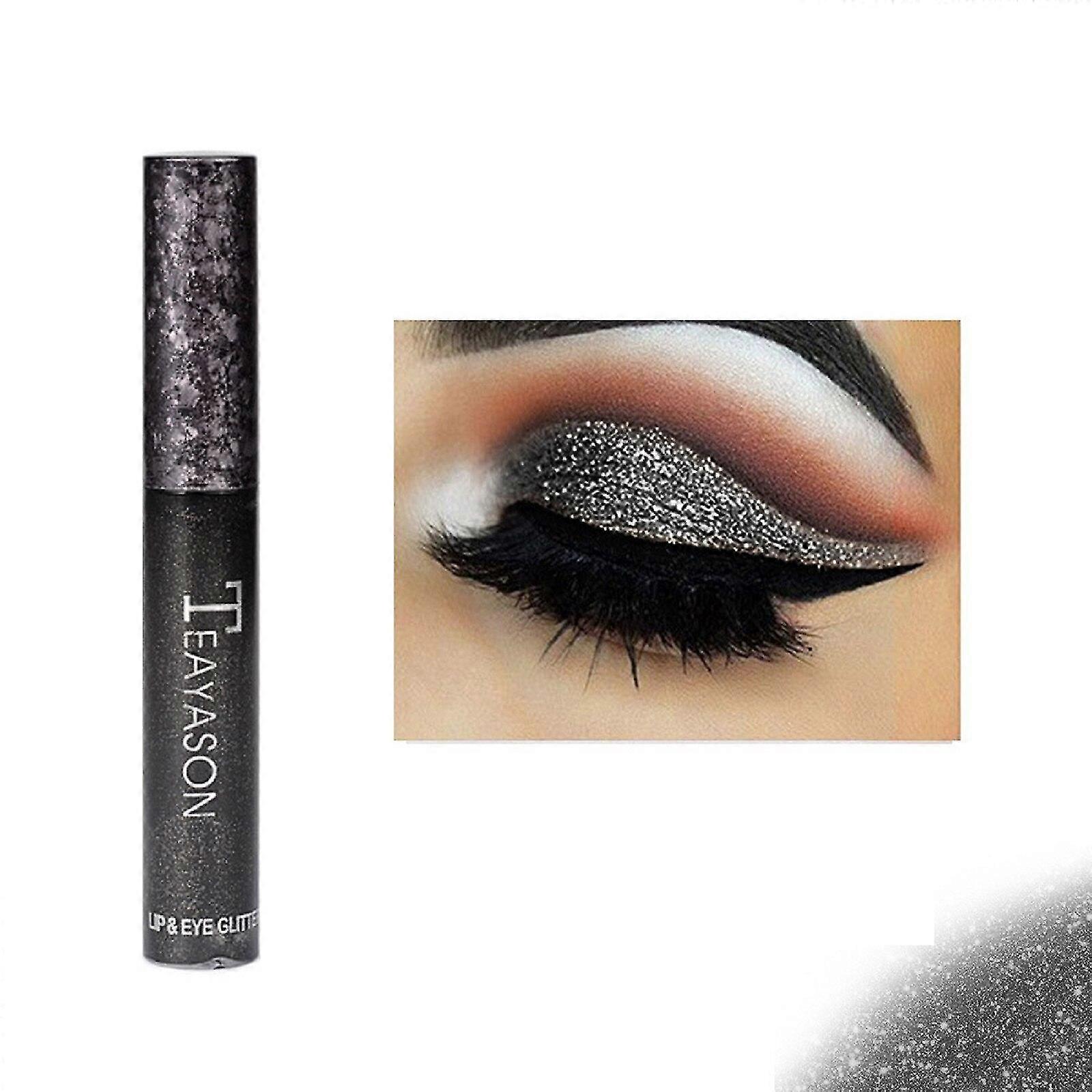 liquid eyeshadow shiny pearlescent lying