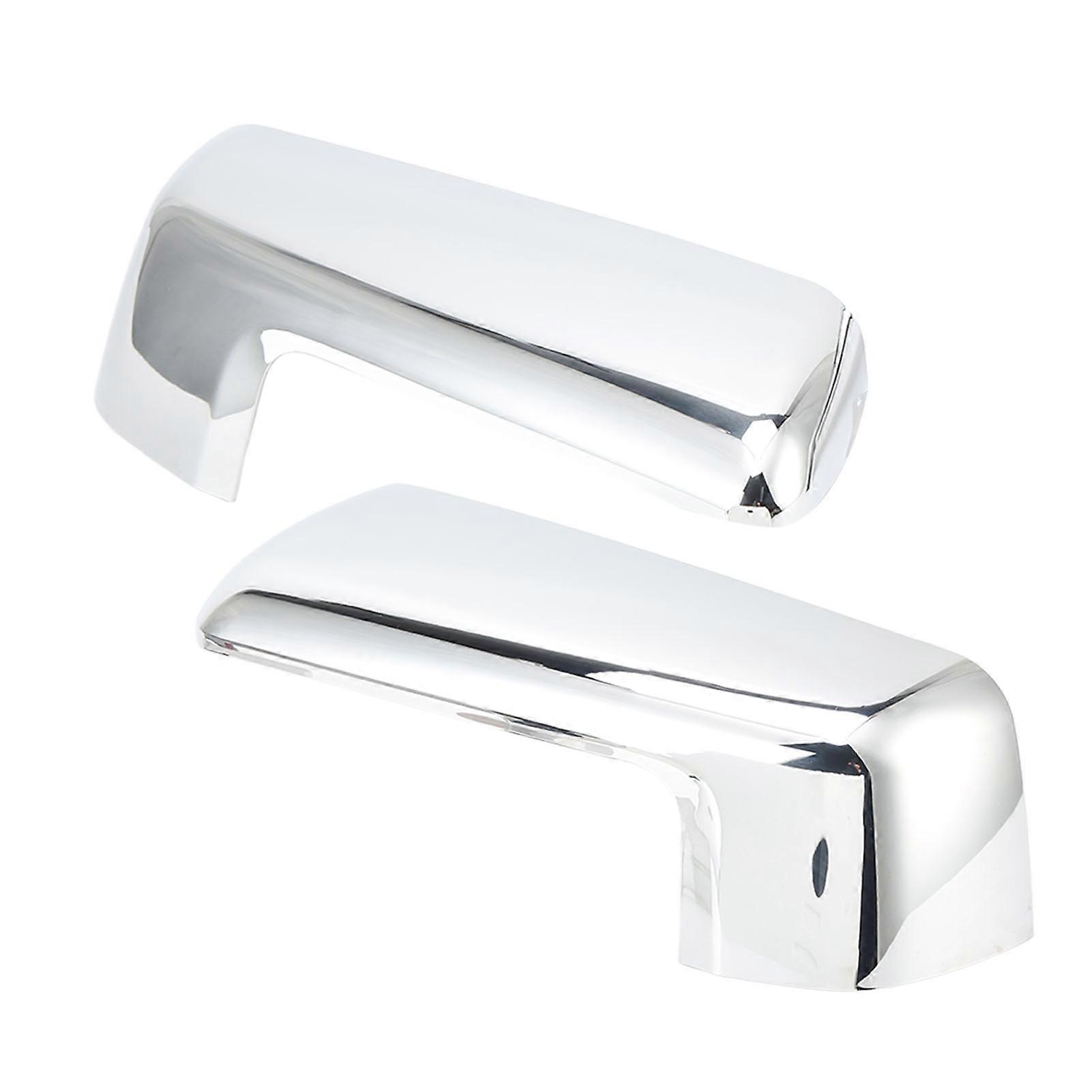 1 Pair Side Rear View Mirror Cover Chrome Glossy Surface Colorfast Replacement For Chevy Silverado 1500 2019?2022 YEMAA