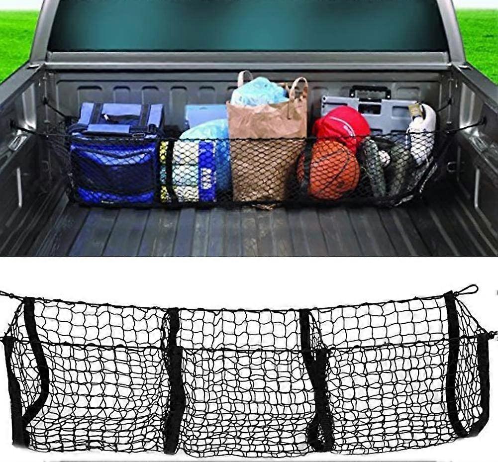 Car Trunk Storage Net Three Grid Three-Dimensional Car Trunk Storage Bag Large Capacity