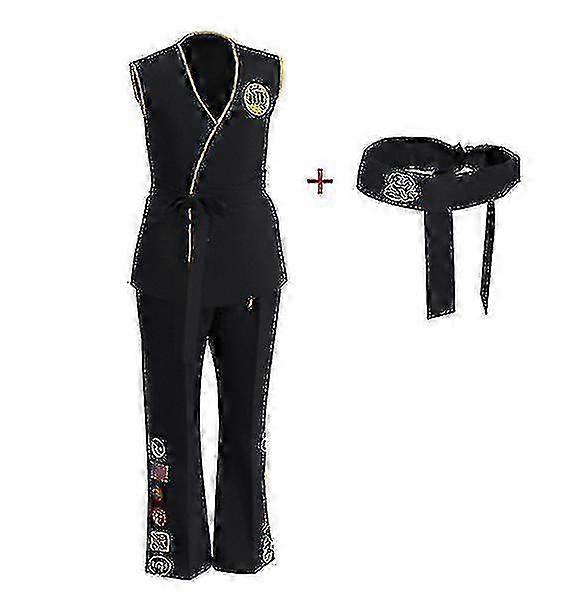 Anime Game Kof Cosplay Costume Cobra Kai Val Armorr Karate Uniform