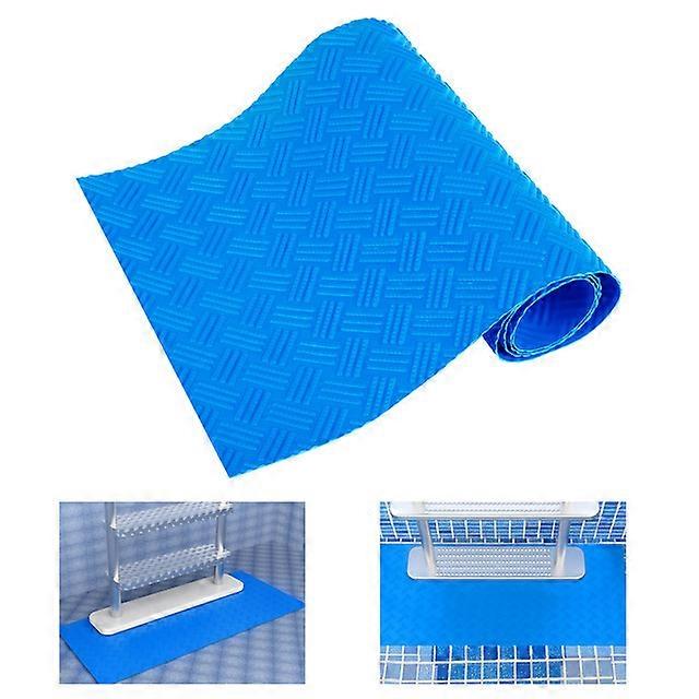 Non-Slip Swimming Pool Ladder Mat - 2.5mm Thick Rubber, Protective Step Pad for Pool Stairs Stability